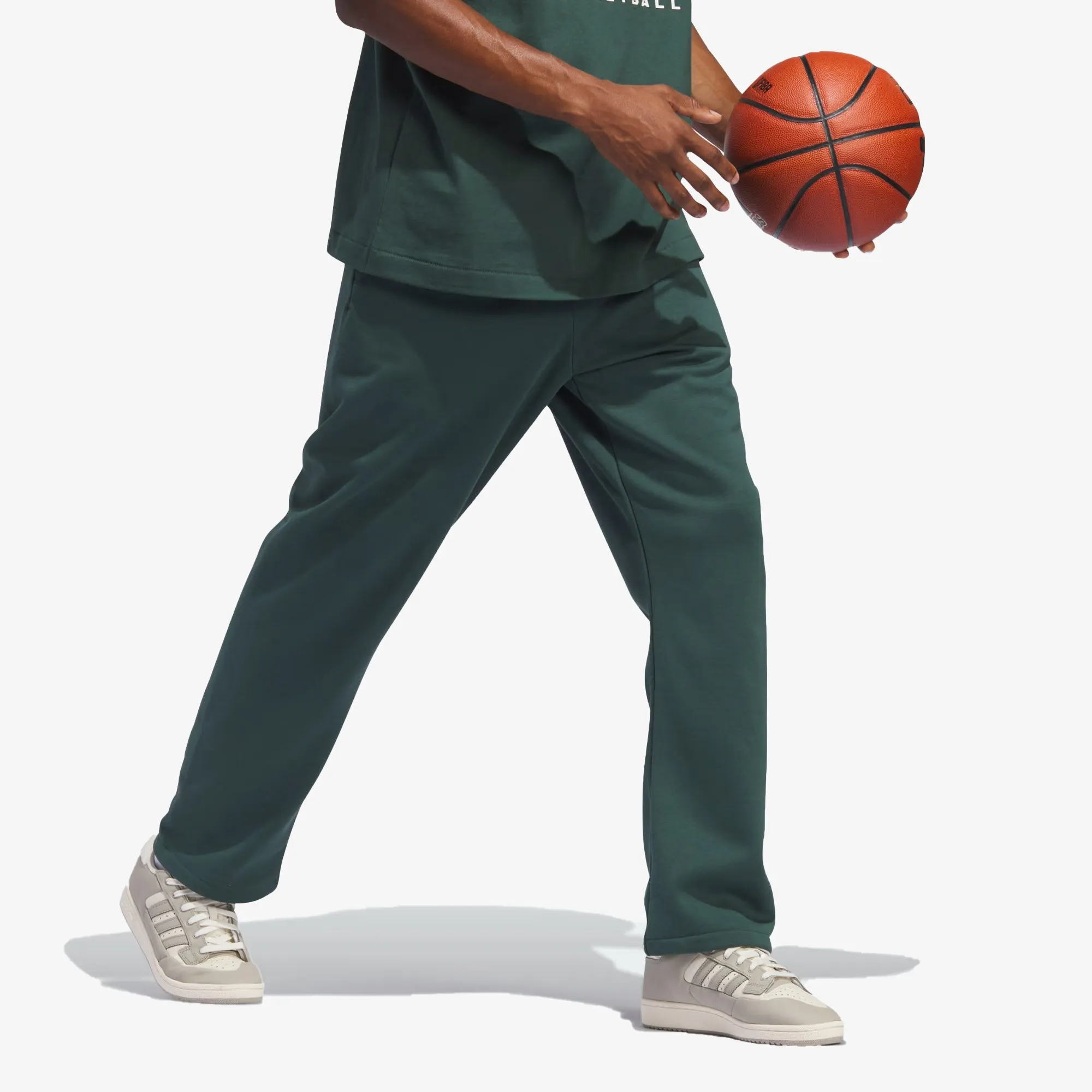 Adidas Originals | BASKETBALL SWEATPANTS  { MINERAL GREEN