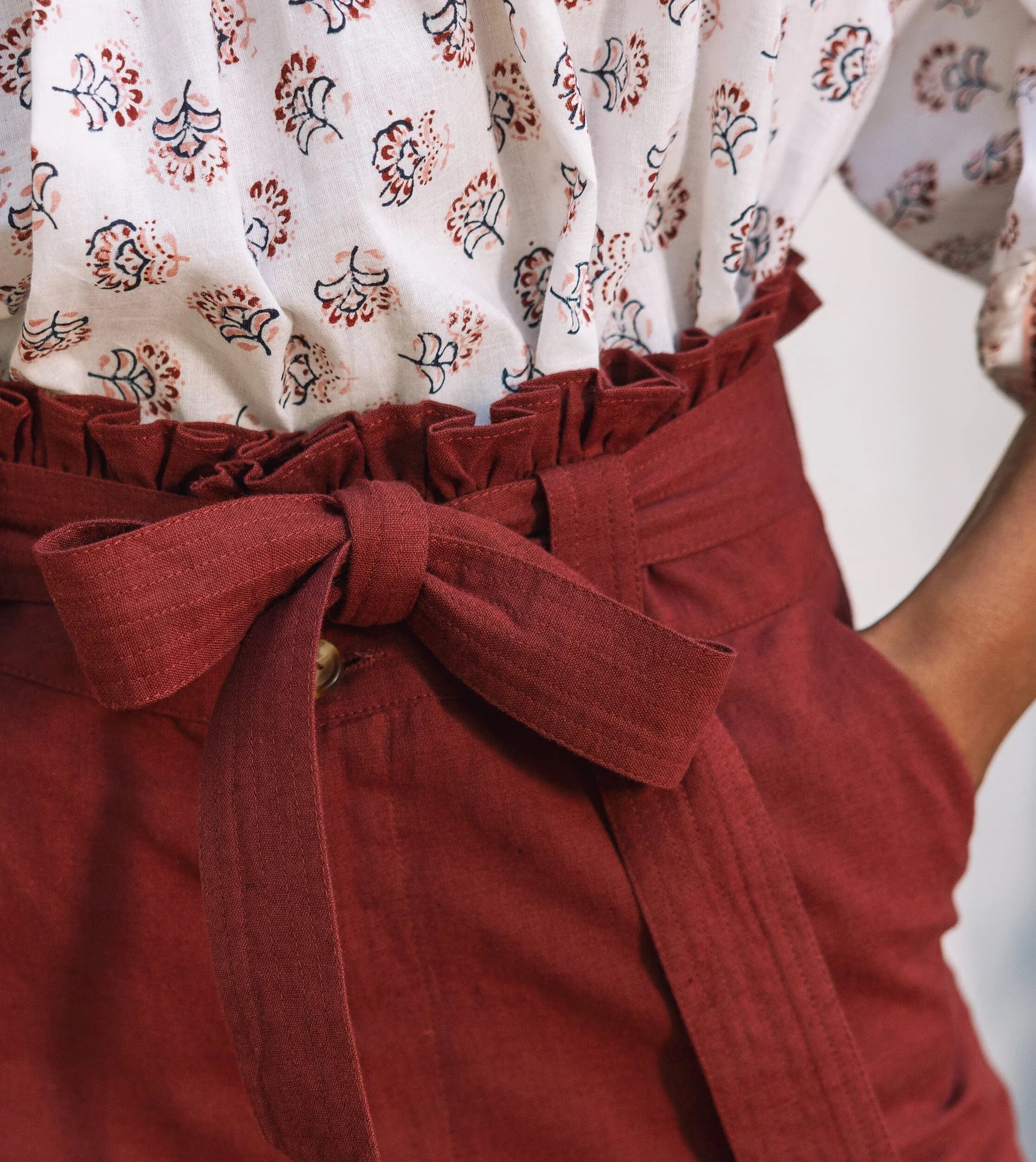 Althea Pant | Vintage Rust