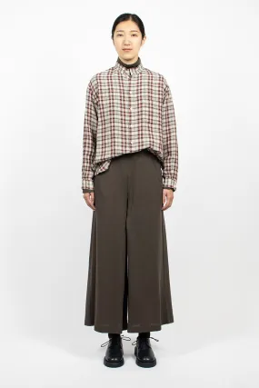 & Twelve Pant Charcoal Brown