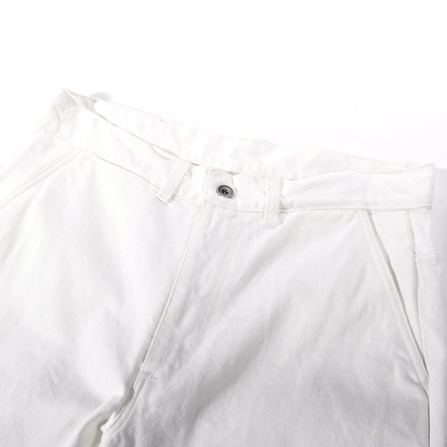 ARPENTEUR EDDIE P. TROUSERS WHITE DENIM