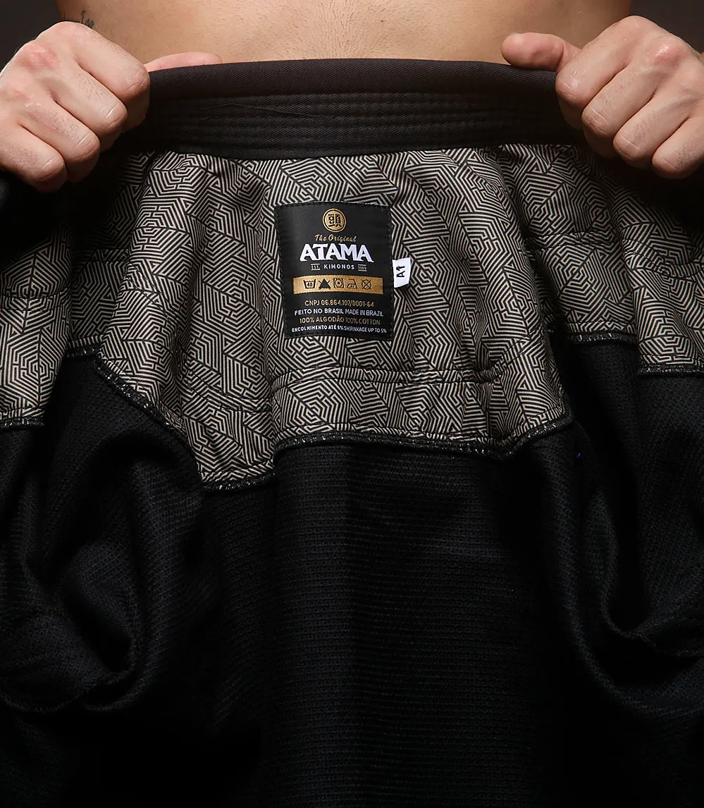 ATAMA BLACK CLASSIC BJJ KIMONO (GI)