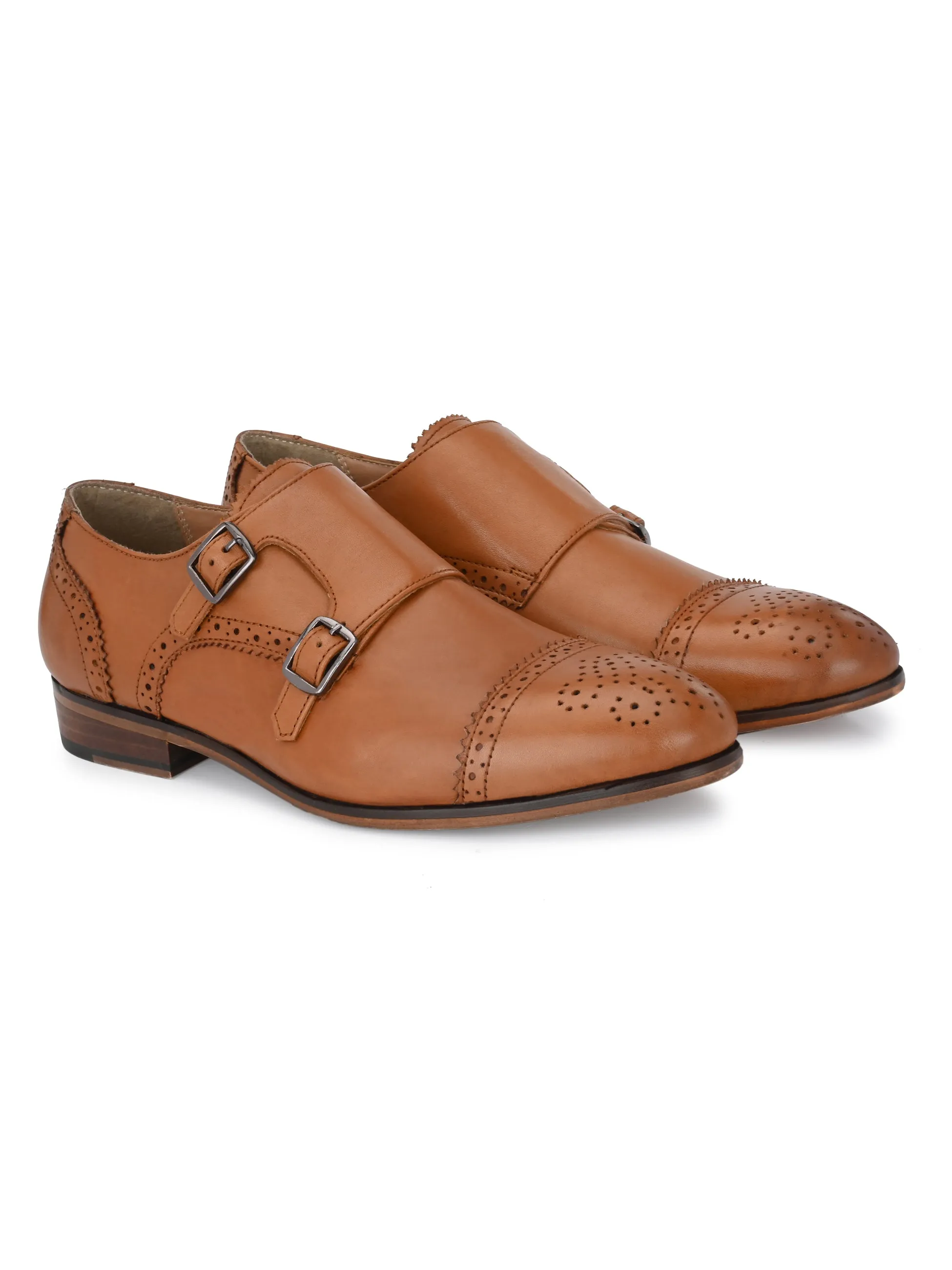 Azga Tan Monk Shoes