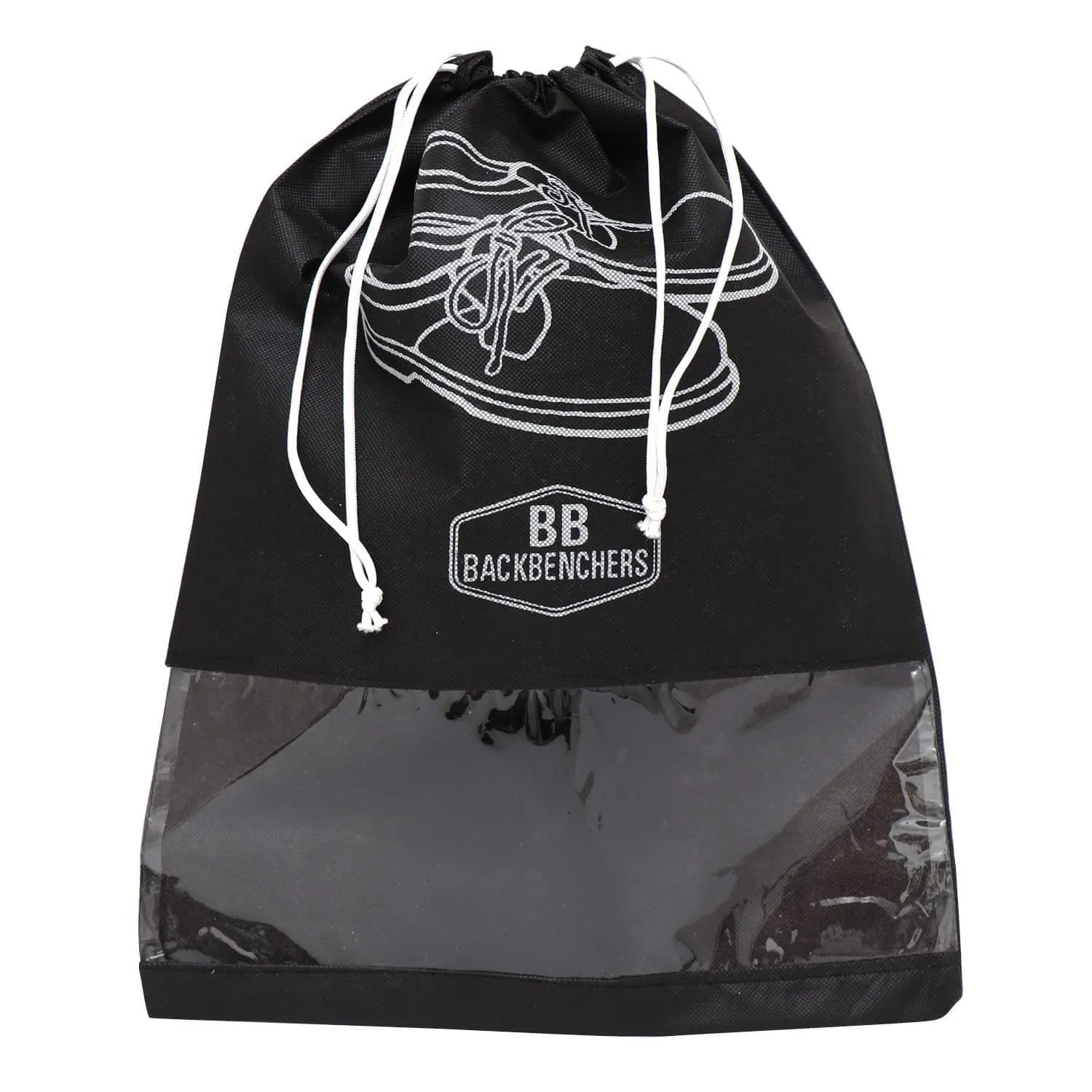 BB BACKBENCHERS Shoe Bag Cover ( pack of 12, black )