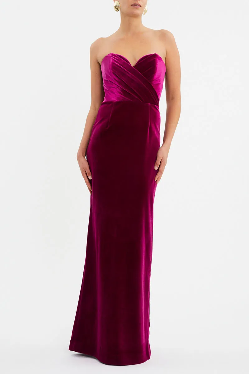 Bernadette Gown Grape