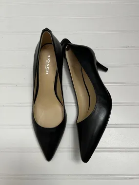 Black Shoes Designer Coach, Size 6