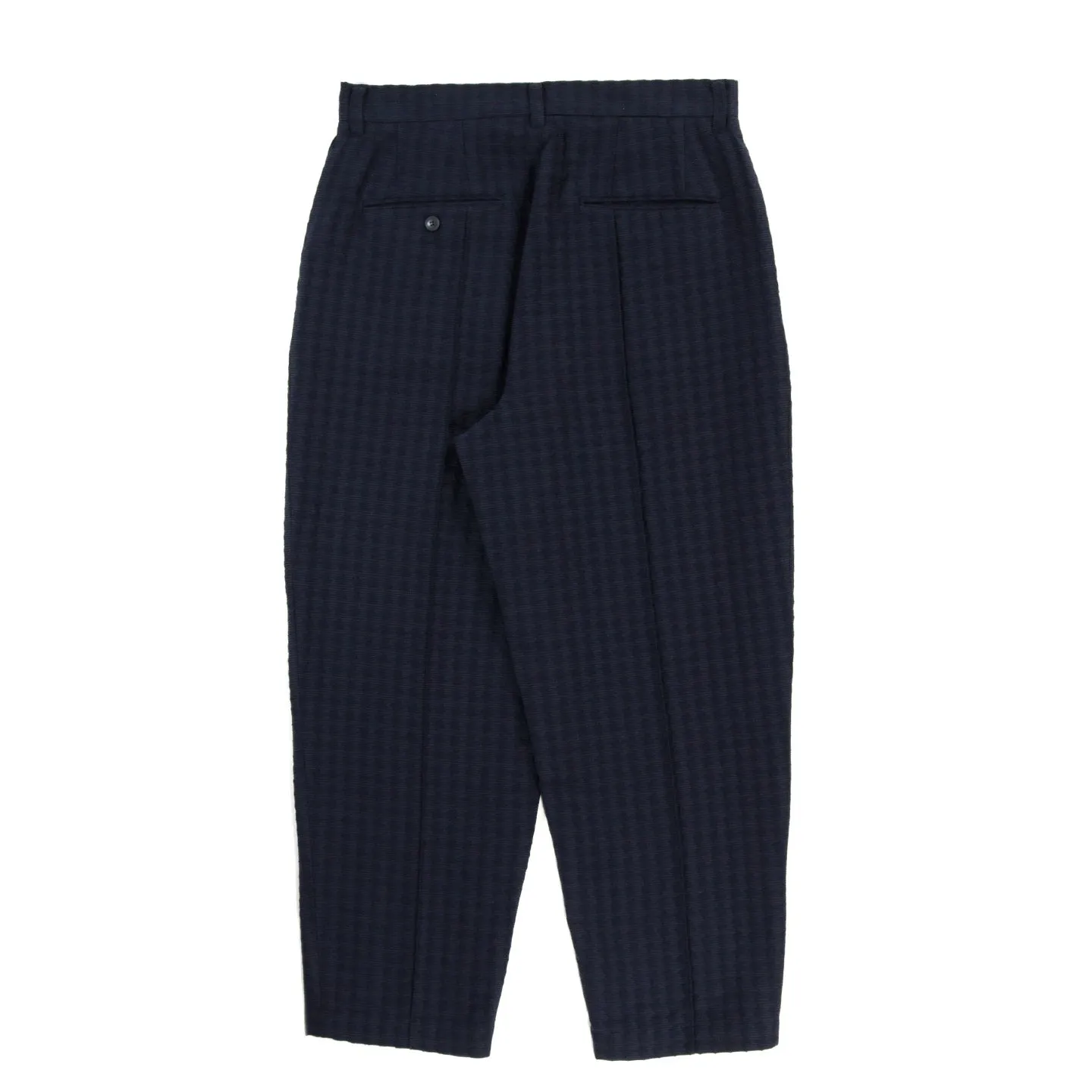 BLUE BLUE JAPAN PINWHEEL JACQUARD TROUSERS DARK NAVY