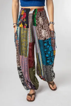 Calypso Patchwork Harem Pants