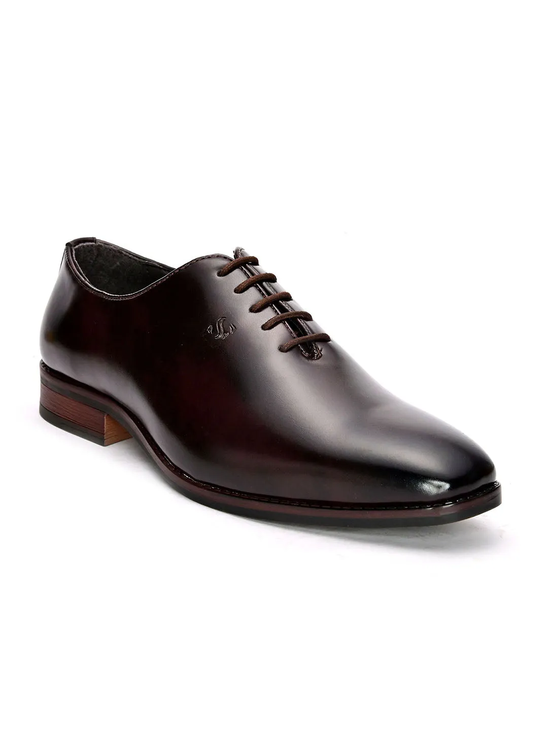 Clan Wine Derby Shoes