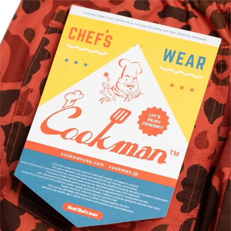 Cookman Chef Pants - Ripstop : Duck Hunter Camo Red