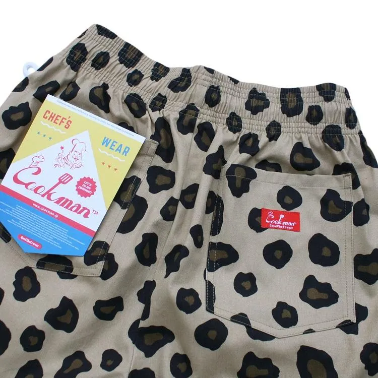 Cookman Chef Short Pants - Big Leopard