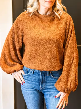 Cozy Chic Cropped Fur Pullover