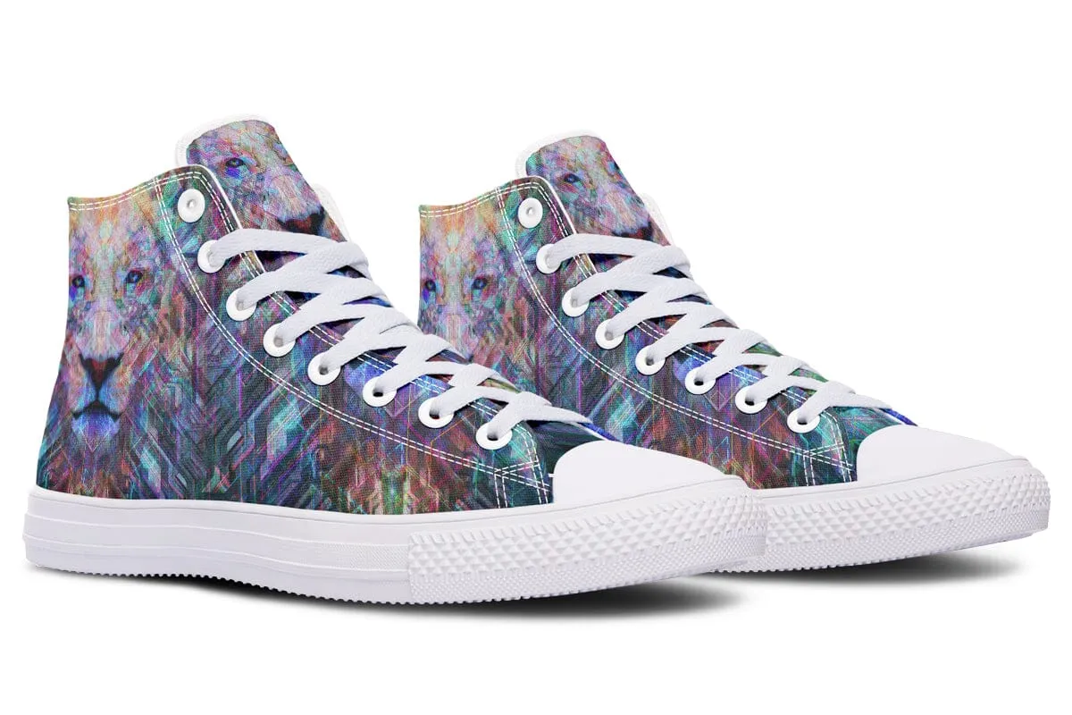 Crystal Lion High Top Shoes