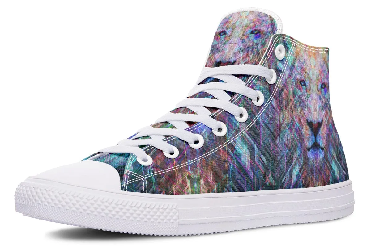 Crystal Lion High Top Shoes