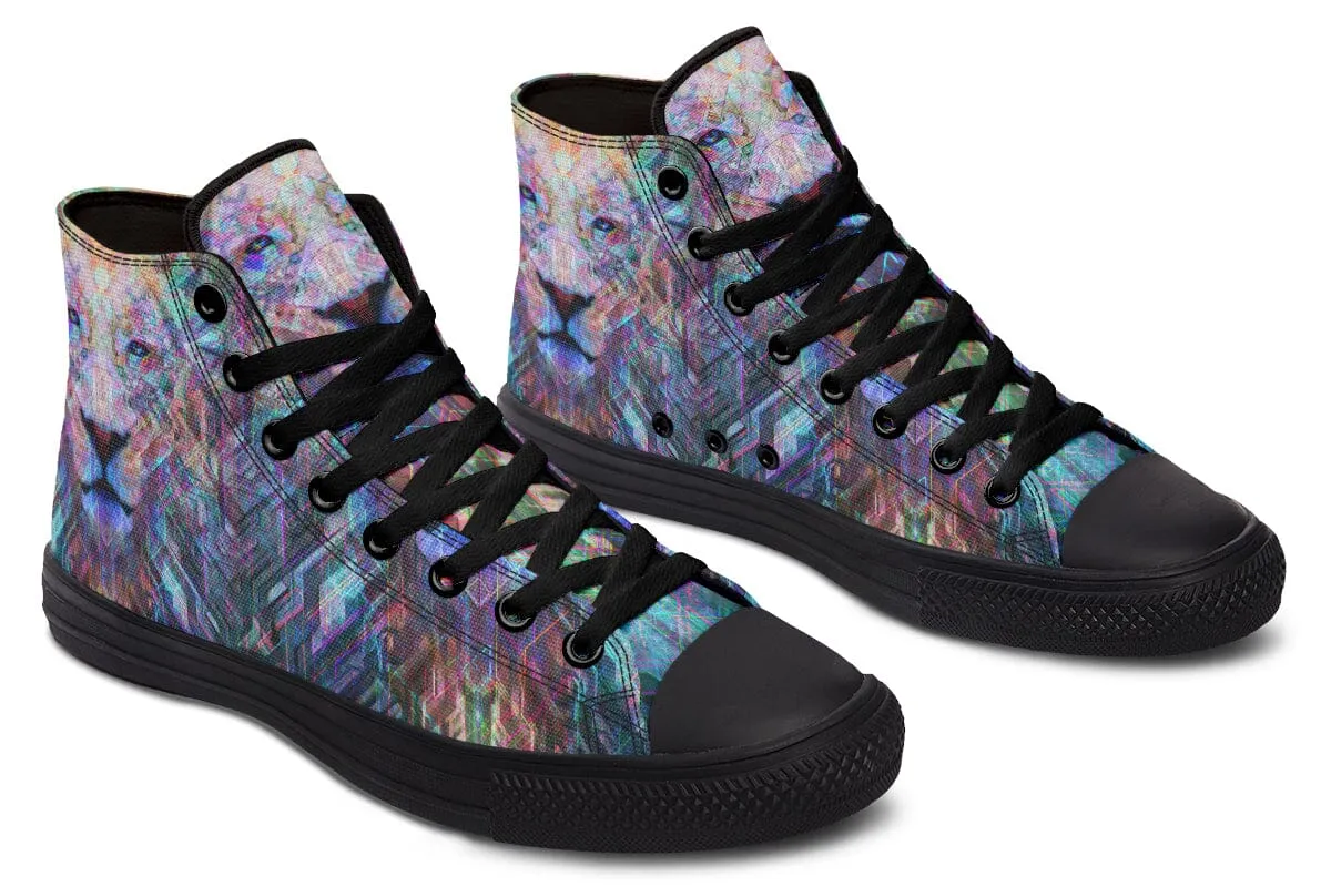 Crystal Lion High Top Shoes