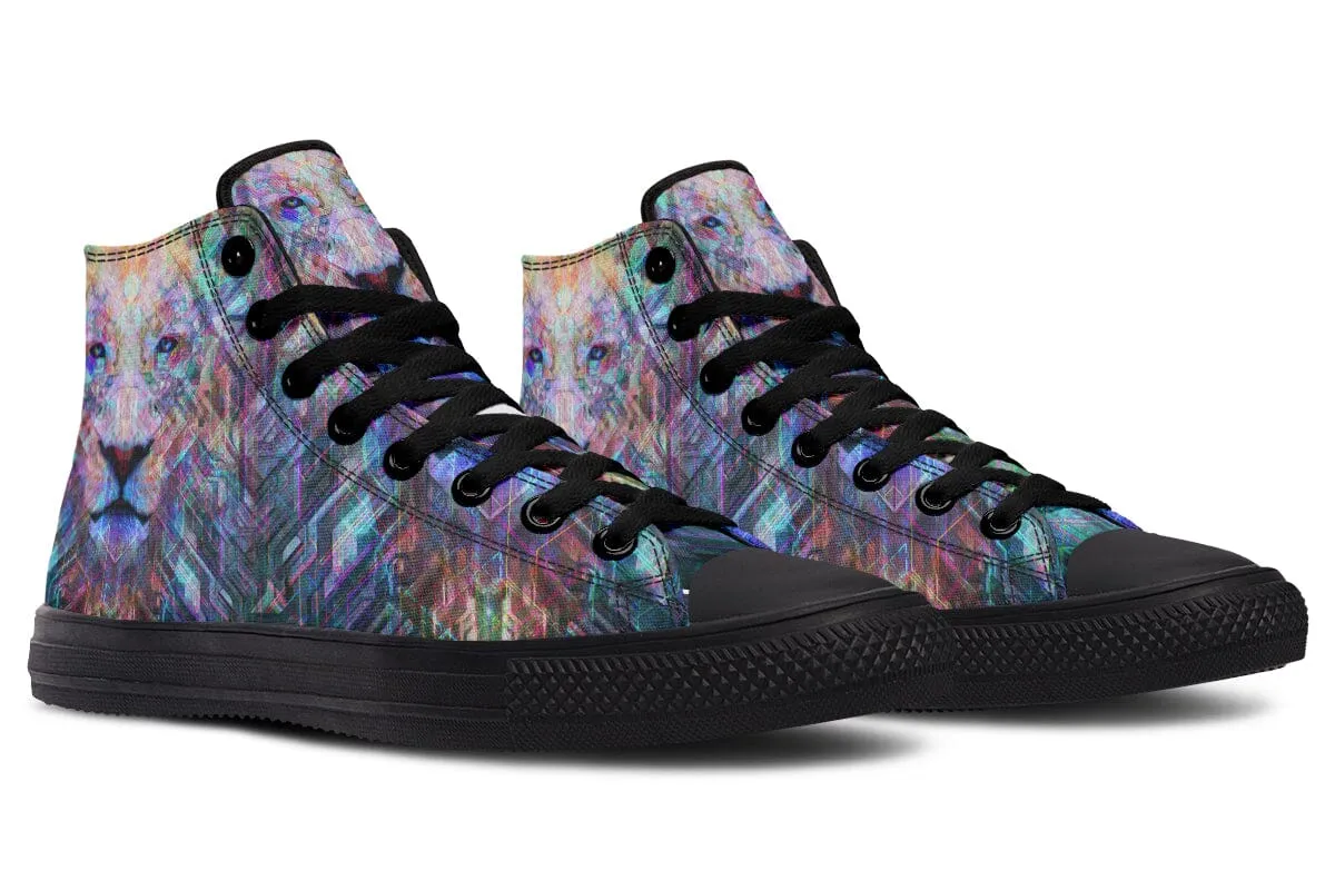 Crystal Lion High Top Shoes