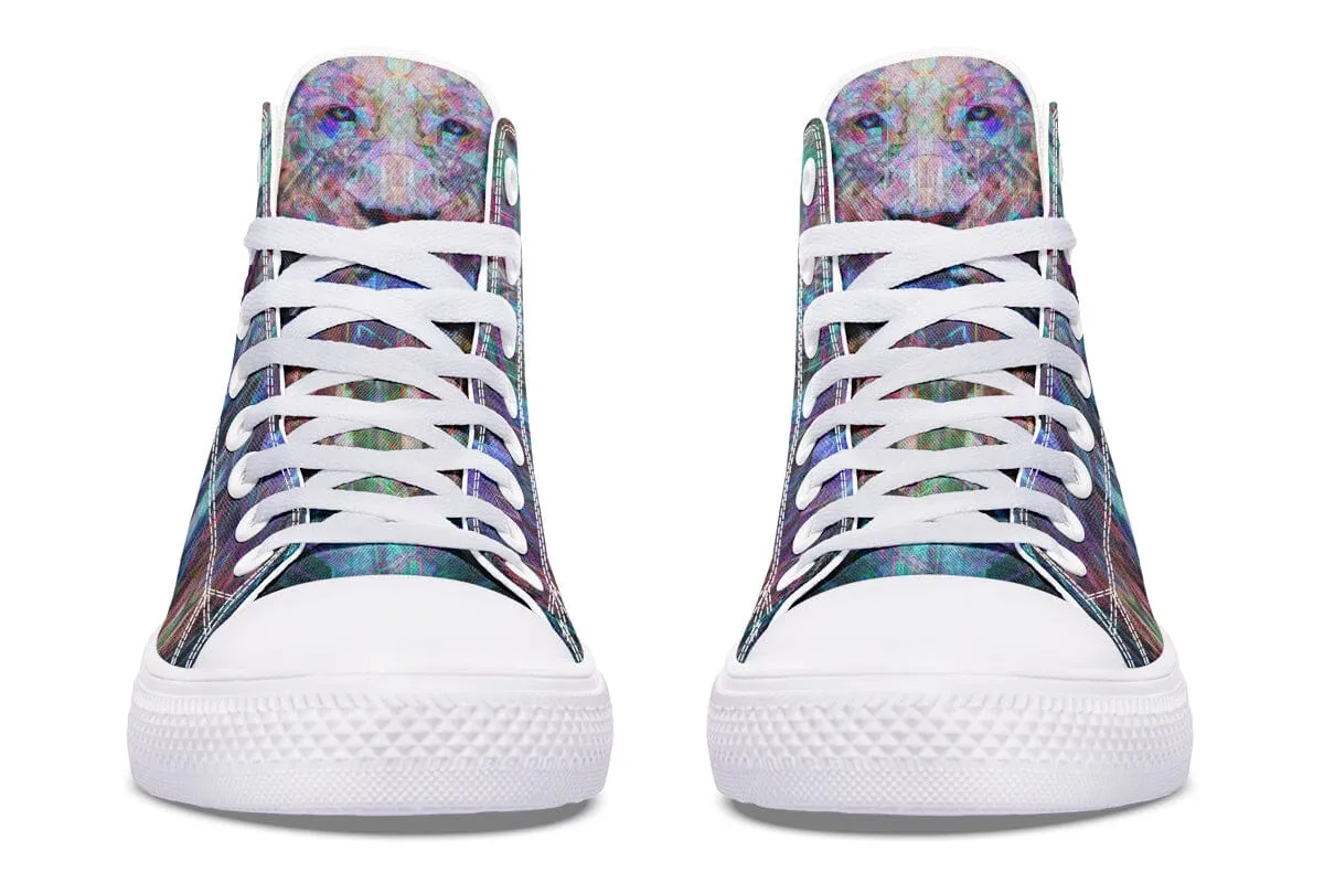 Crystal Lion High Top Shoes