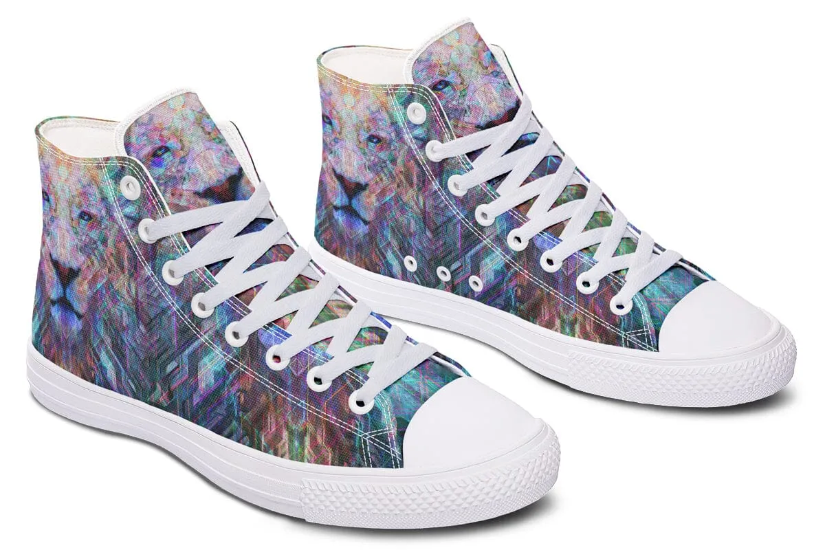 Crystal Lion High Top Shoes