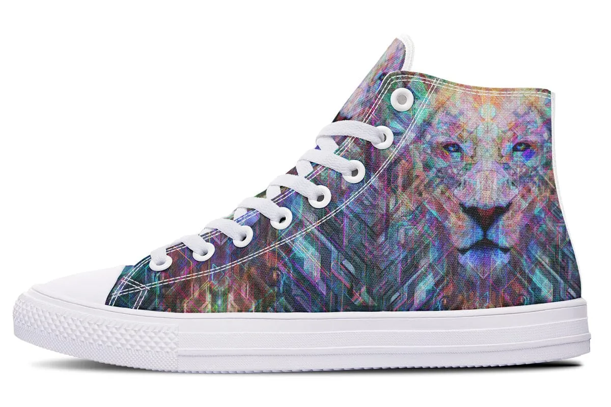 Crystal Lion High Top Shoes