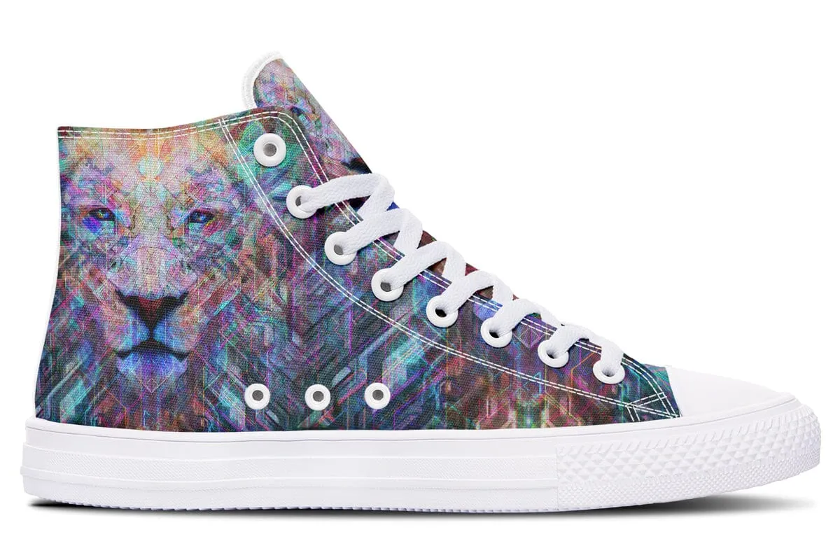 Crystal Lion High Top Shoes