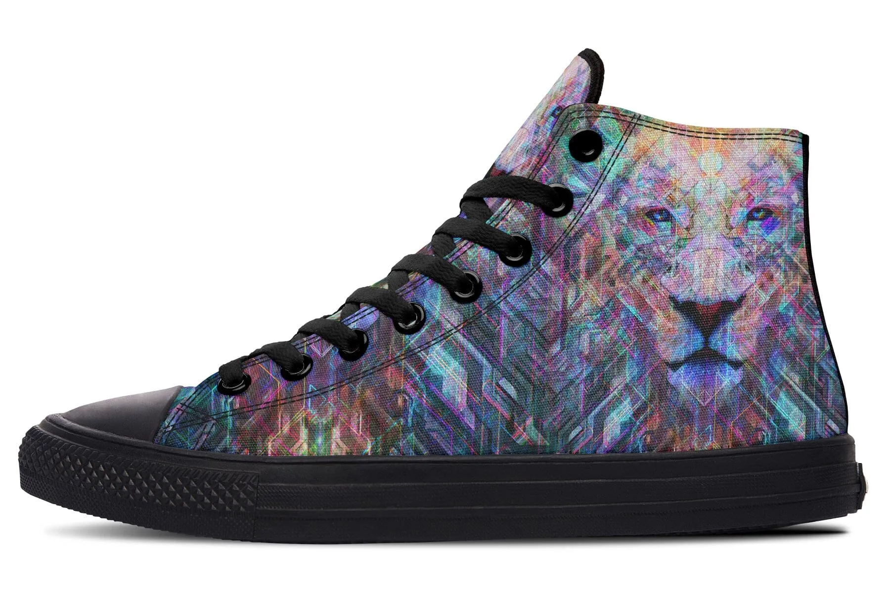 Crystal Lion High Top Shoes