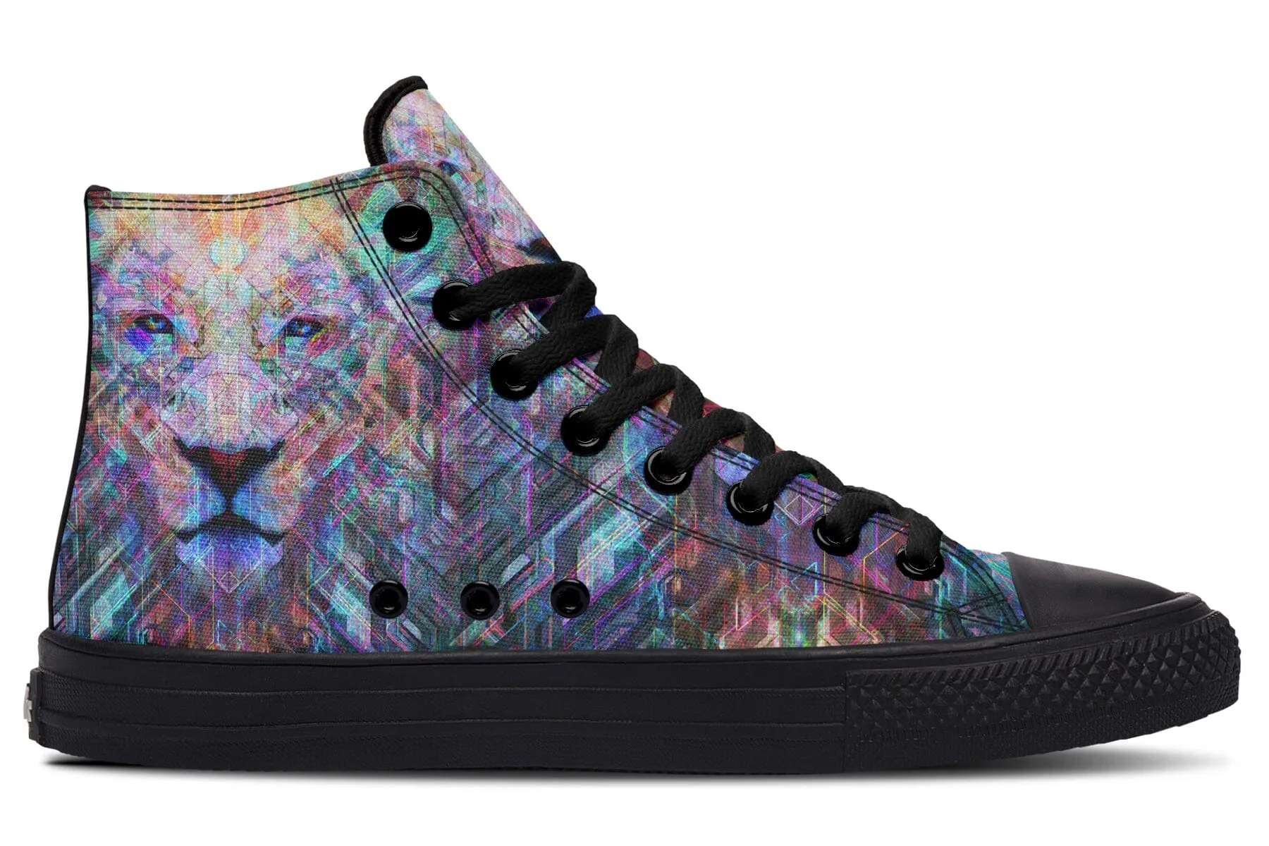 Crystal Lion High Top Shoes