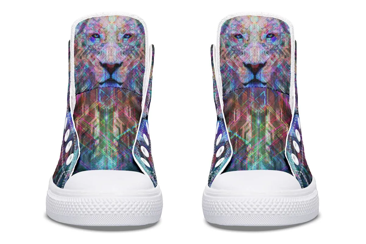 Crystal Lion High Top Shoes