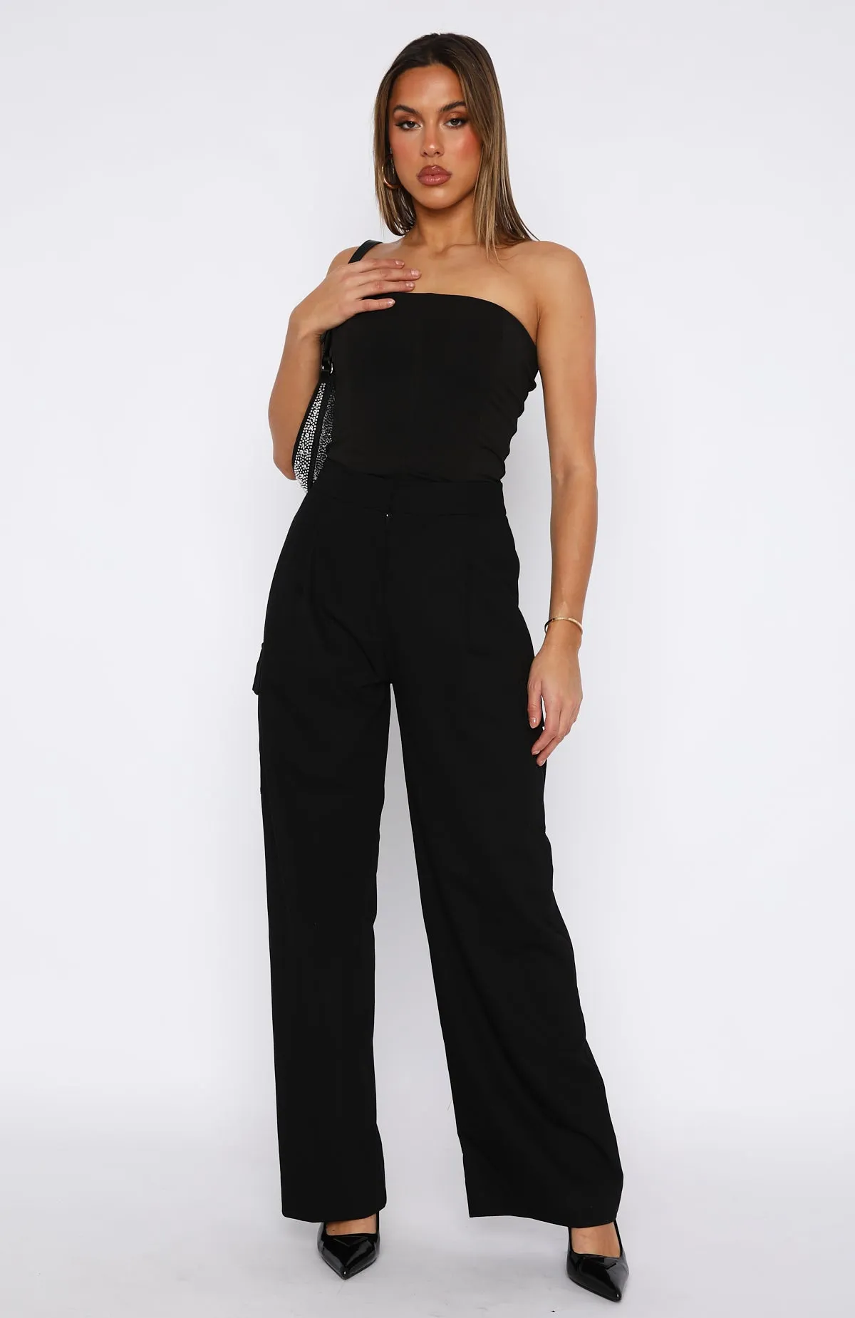 Eyes Closed Pants Black