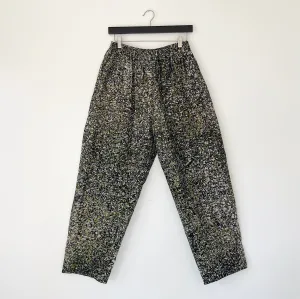 Fahari Bazaar | Lazy Pants in Green & Pink Speckle