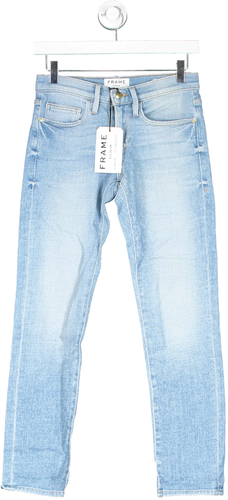 FRAME Denim Light Blue Le Boy Slim Straight leg Jeans  BNWT W23