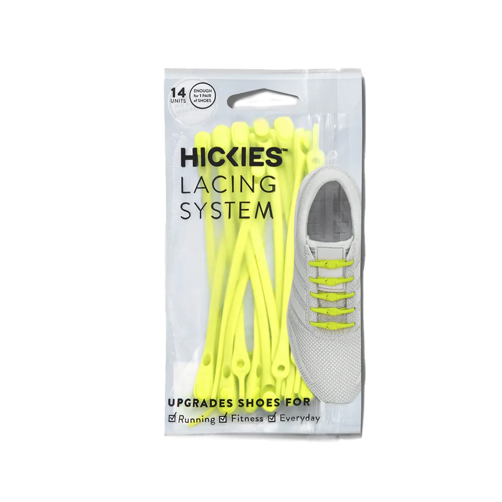 Hickies 2.0 Lacing System Neon Yellow