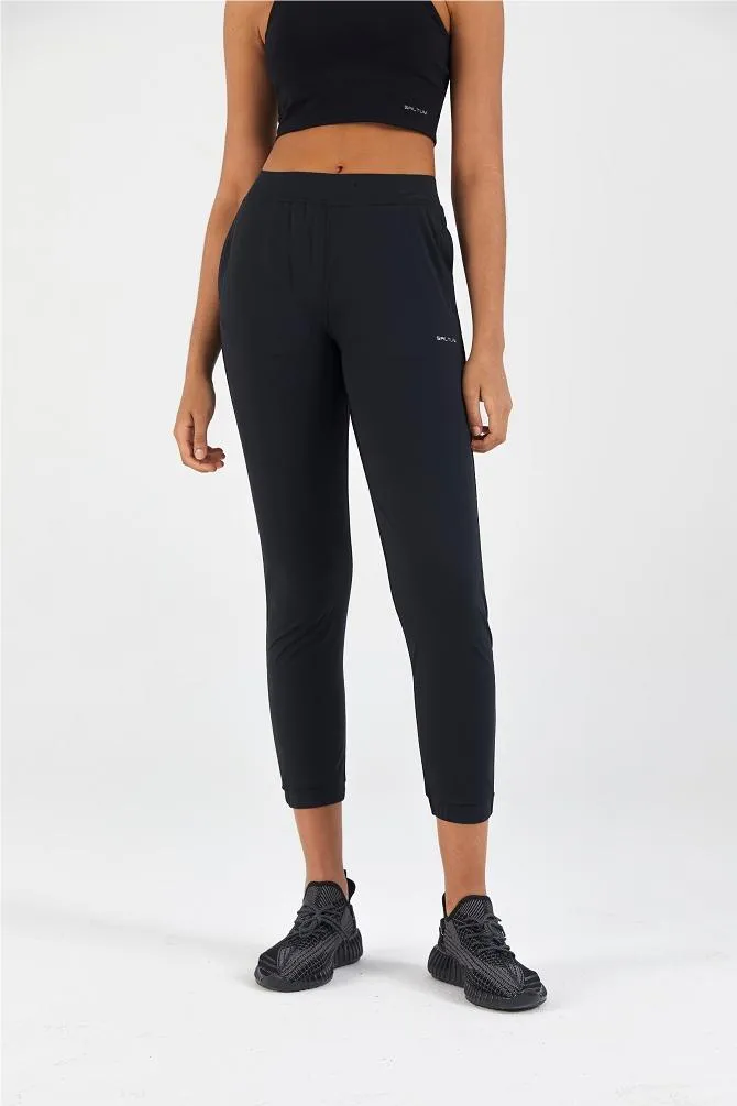 High Rise Mesh-Like 7/8 Jogger