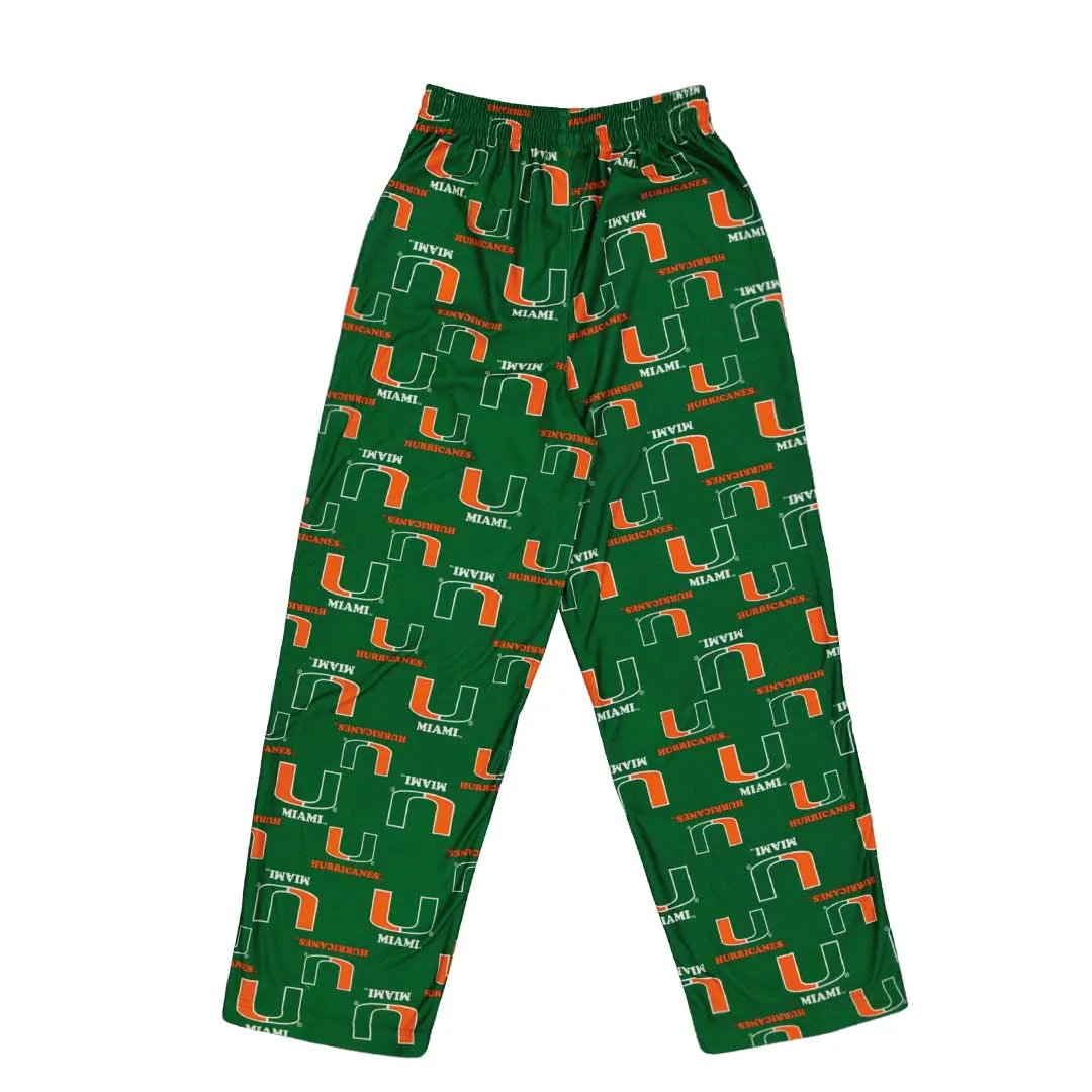 Kids' (Junior) Miami Hurricanes Printed Pant (K4JLF457)