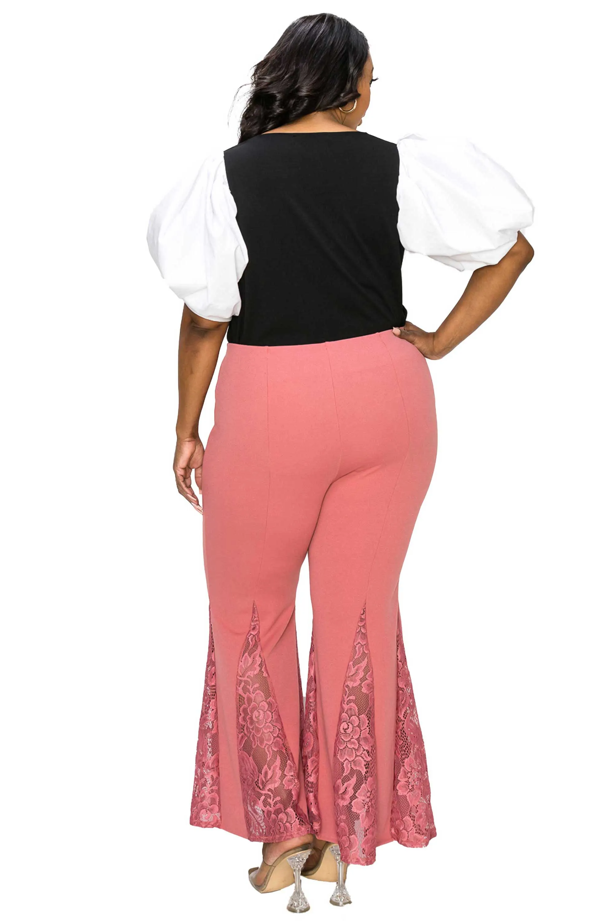 Laced Flare Pants