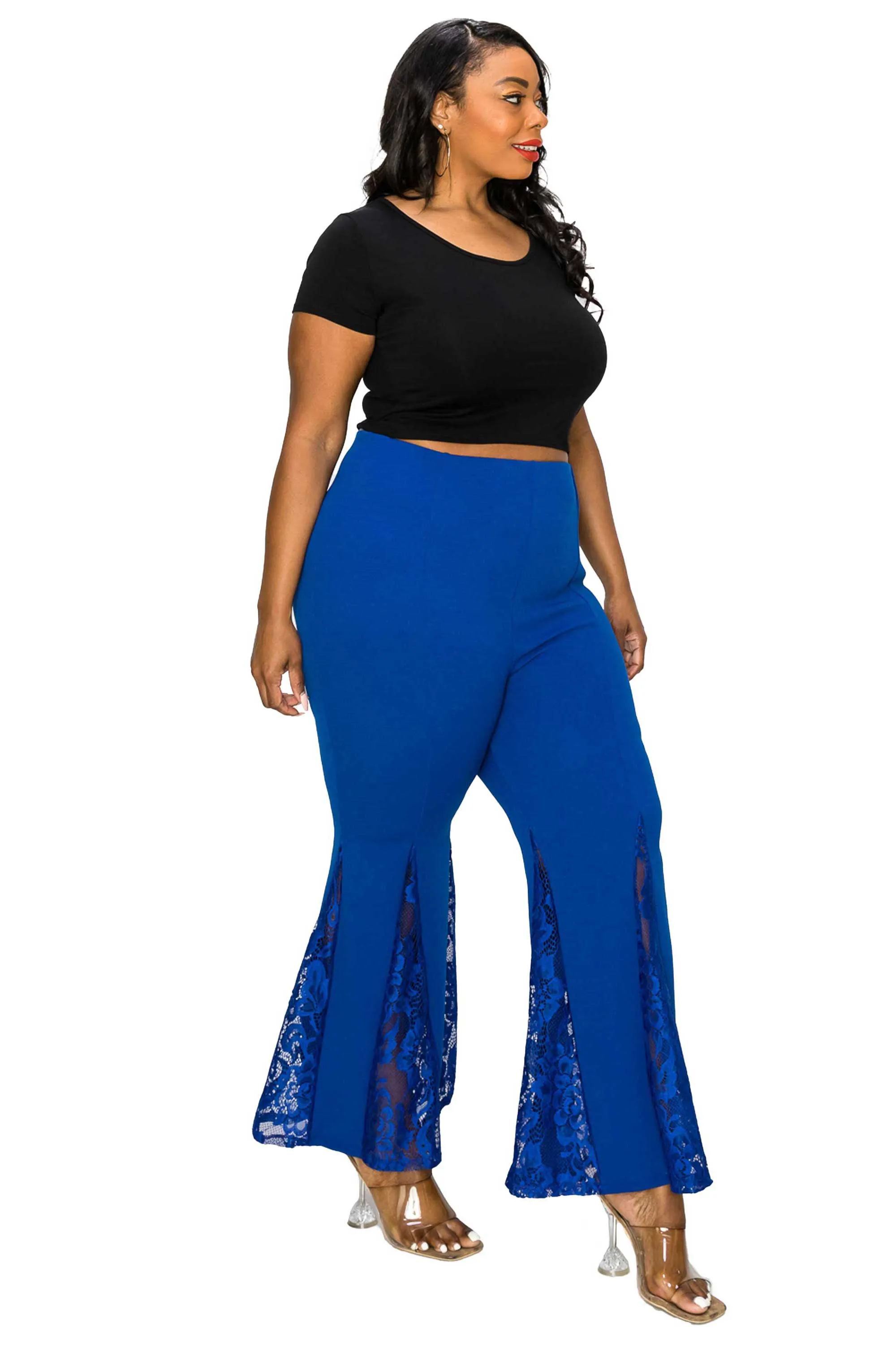 Laced Flare Pants