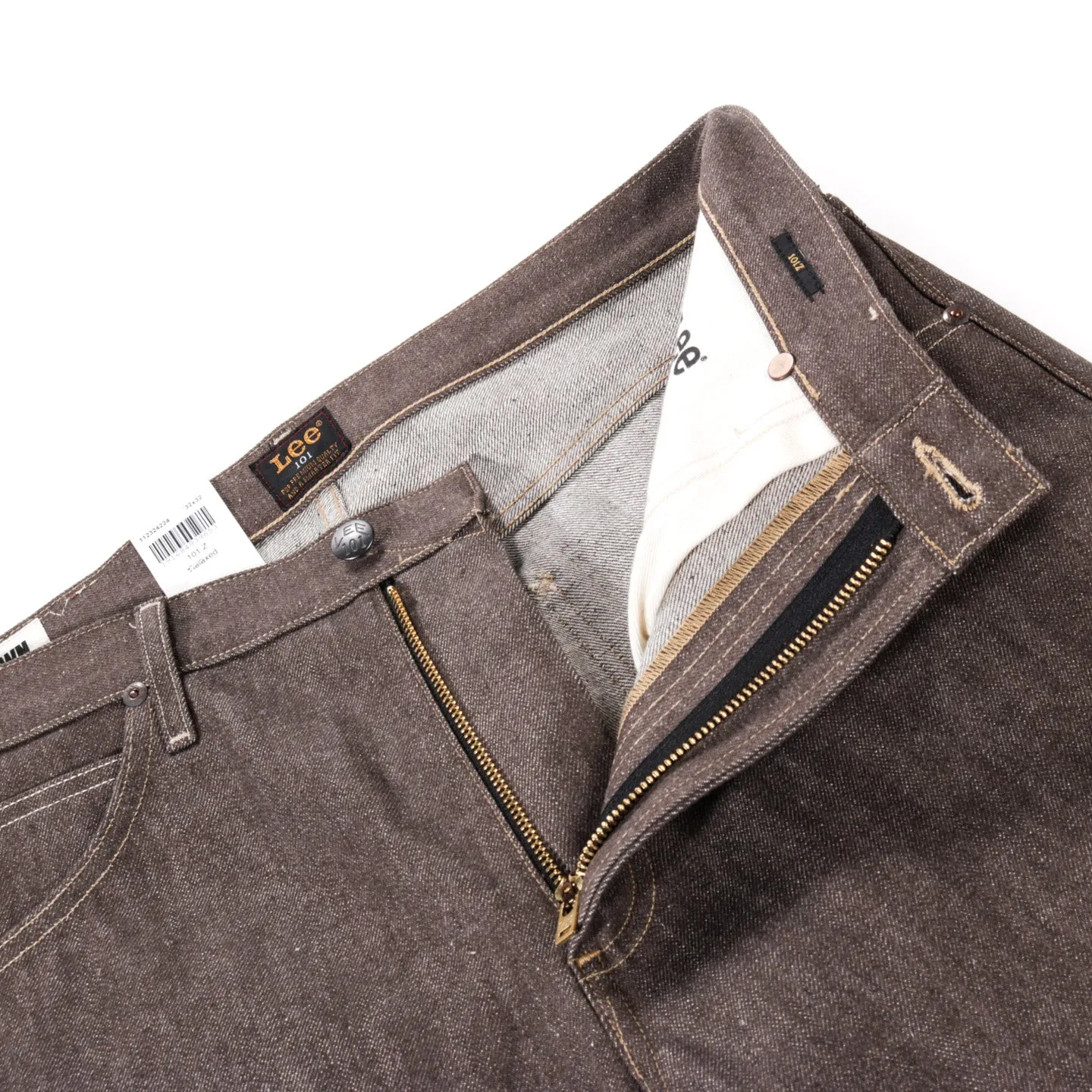 LEE 101Z BROWN SELVAGE DRY