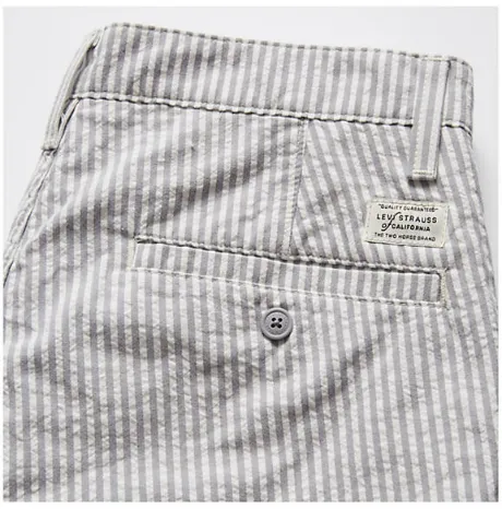 LEVI’S MEN’S XX CHINO AUTHENTIC SHORT - MARLON STRIPE WEATHERVANE