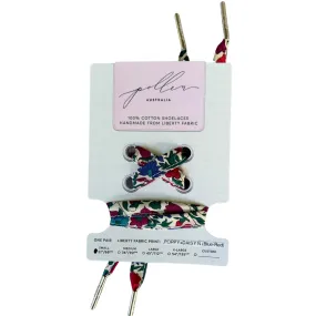 Liberty Laces - Poppy & Daisy N (blue-red)