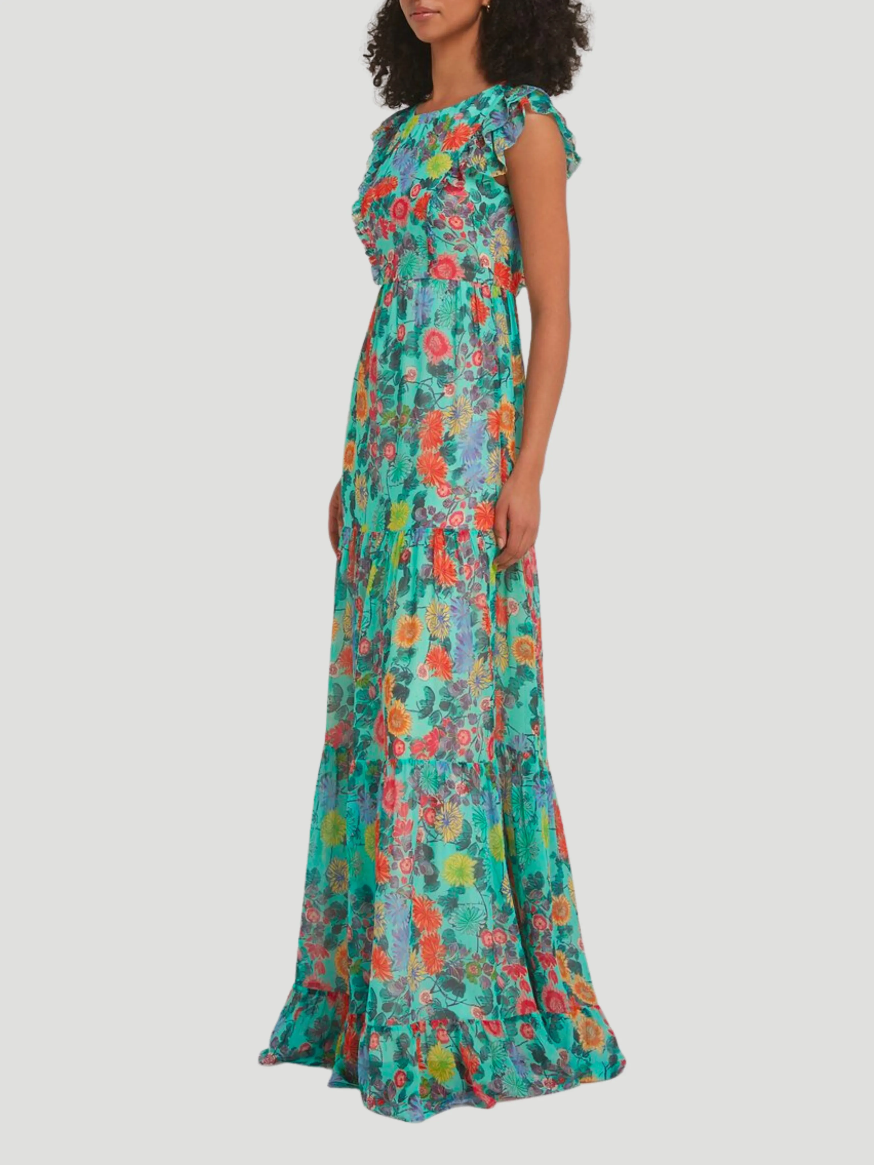 Malika Maxi Dress in Mint