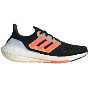 Men's Adidas Ultraboost 22, Core Black/Turbo/Flash Orange, 9.5 D Medium