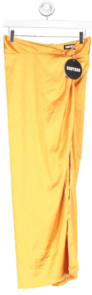 Miss Guided Orange Sienna Maxi Skirt UK S