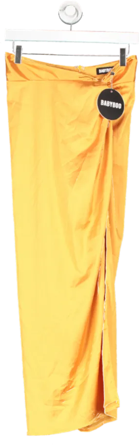 Miss Guided Orange Sienna Maxi Skirt UK S