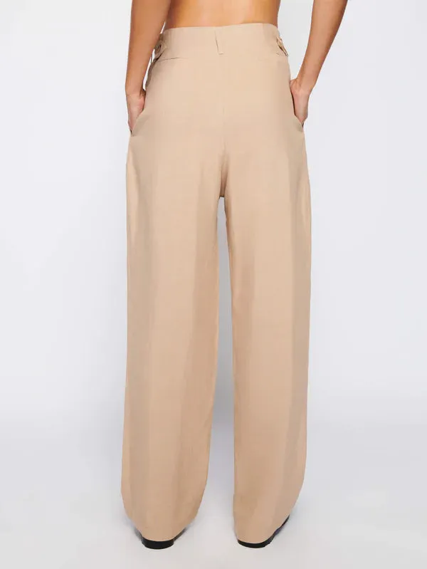 Nation LTD - Del Full Leg Trouser - Paper Bag