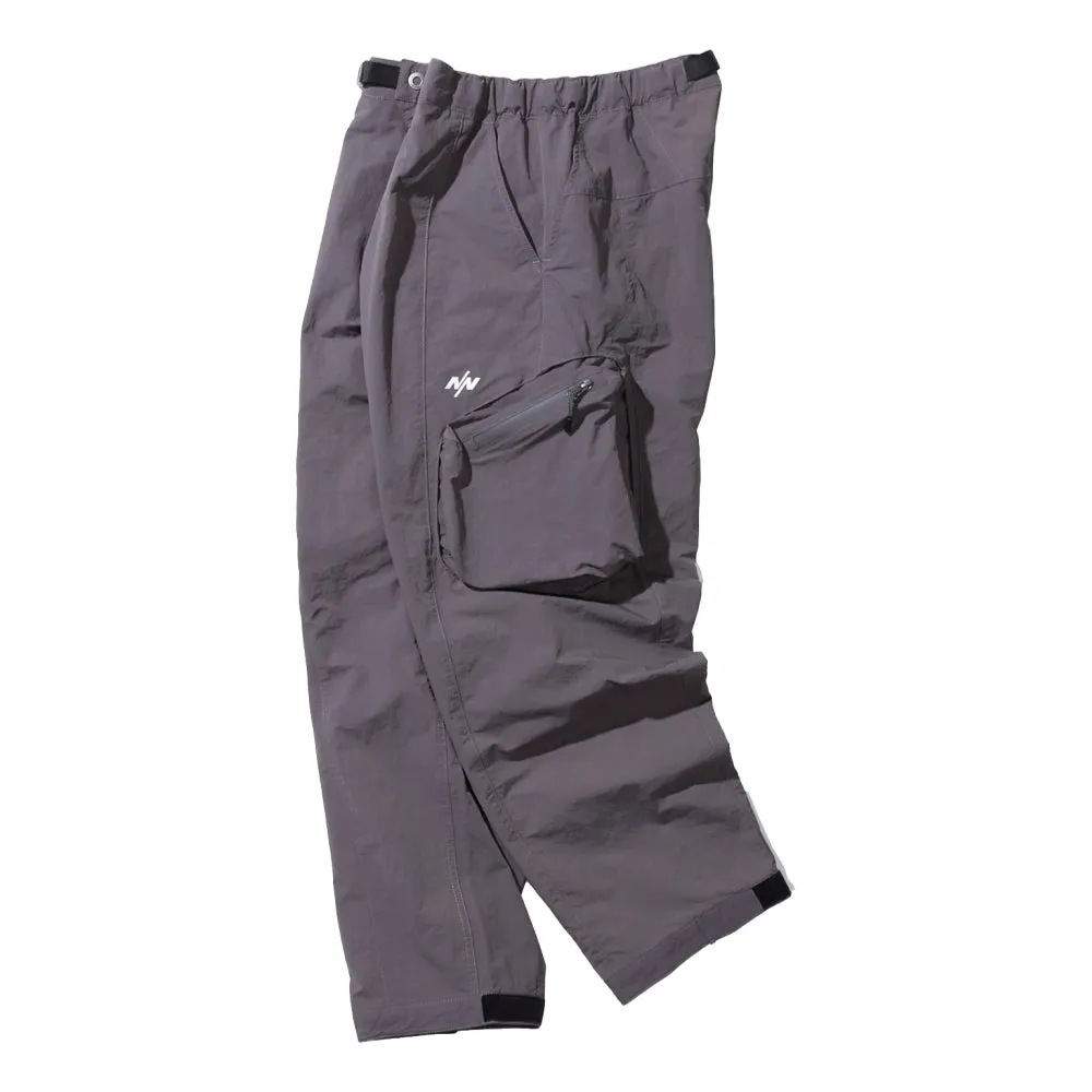 NINE POINT NINE MESH BREATHE MULTI POCKET PANTS-BLACK