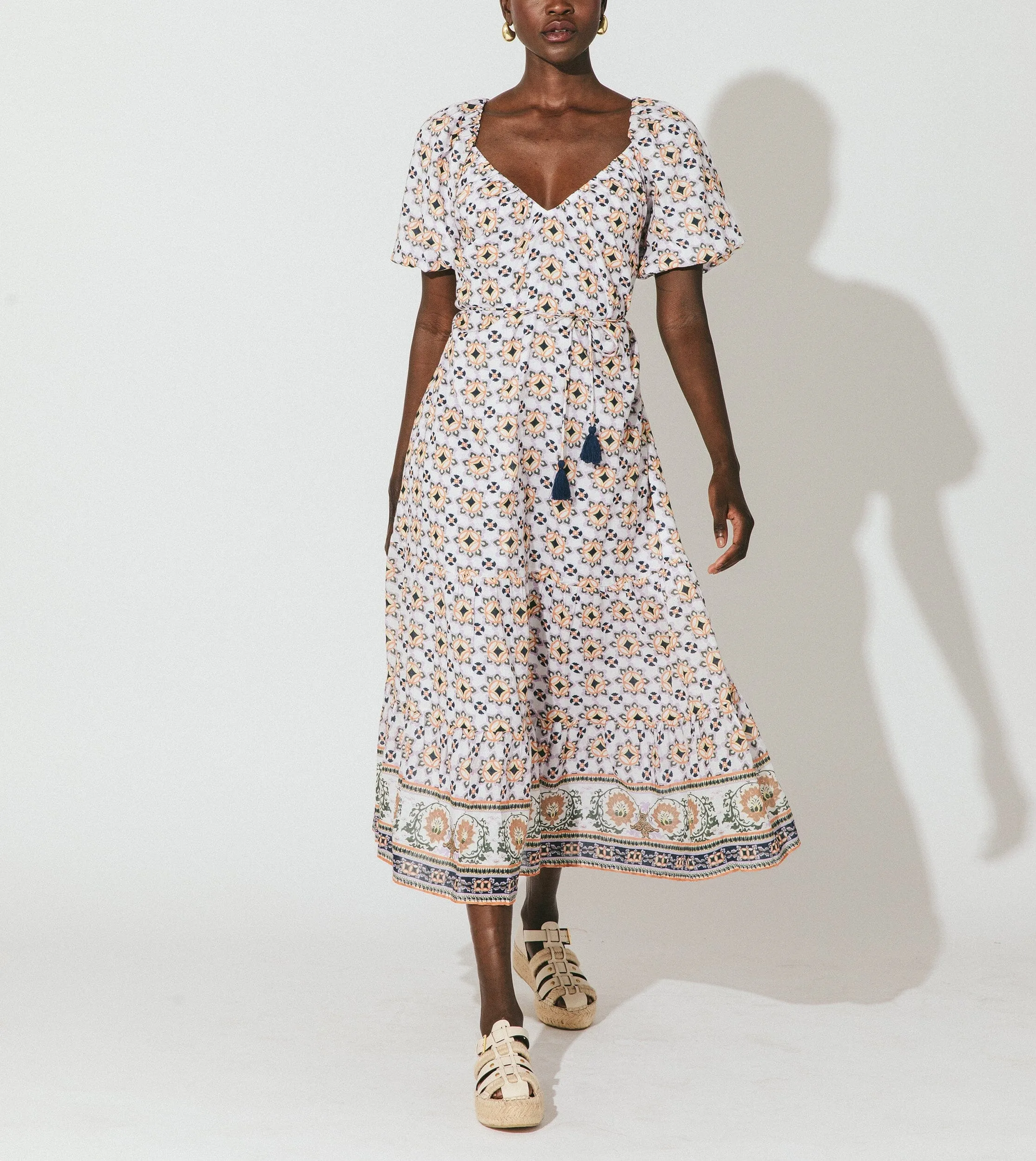 Paula Midi Dress | Marrakesh