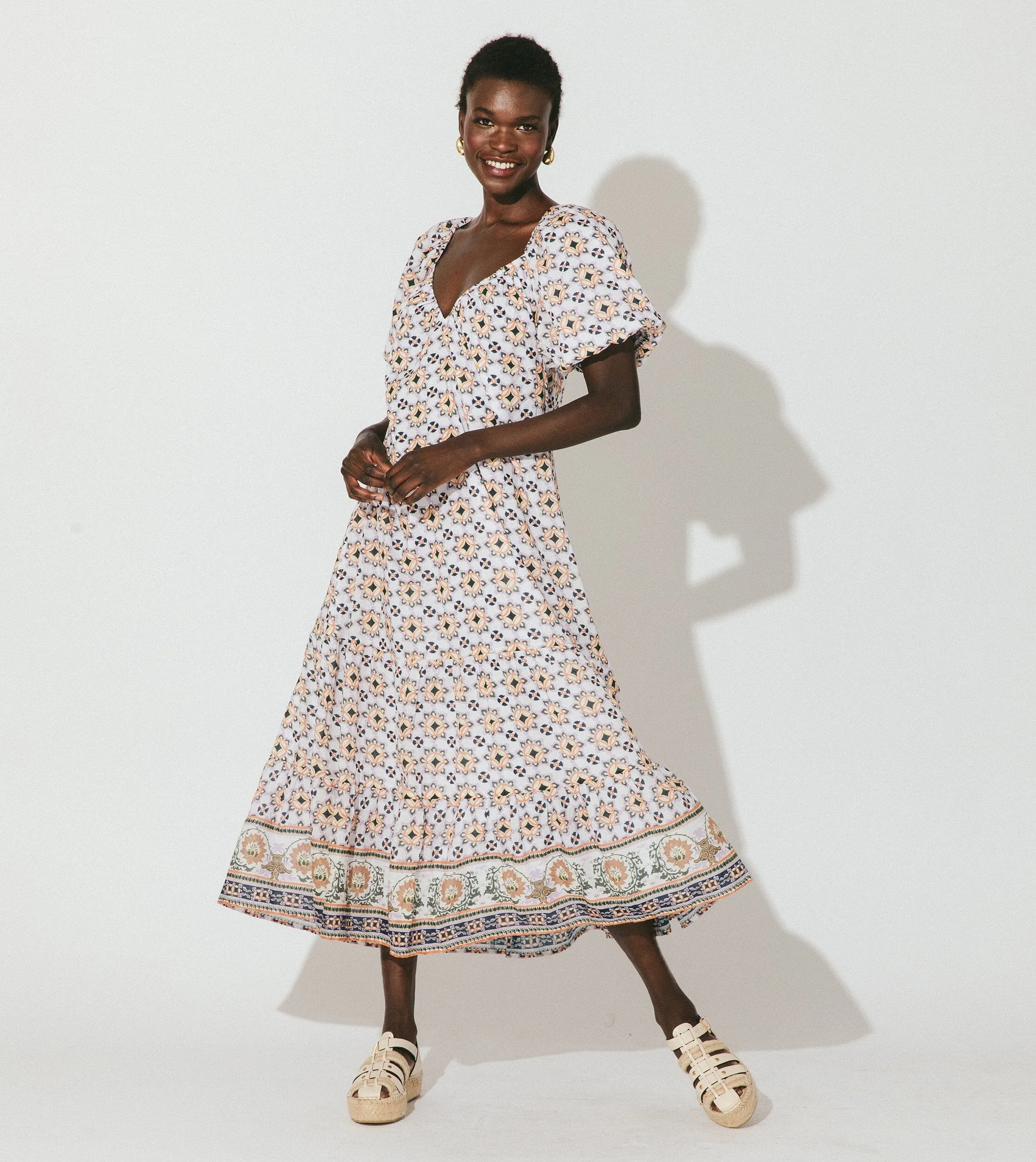 Paula Midi Dress | Marrakesh