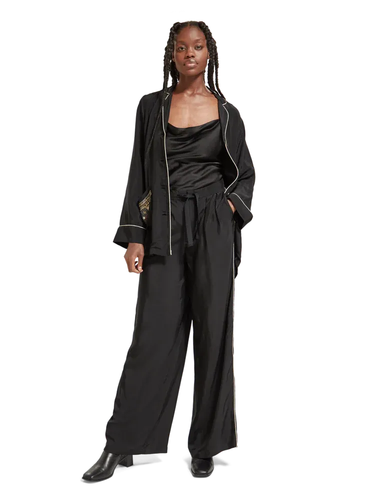 Scotch & Soda Eleni High Rise Wide Leg Pants