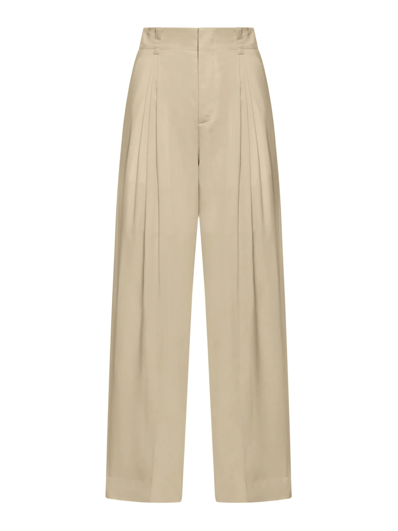 Silk and cotton trousers