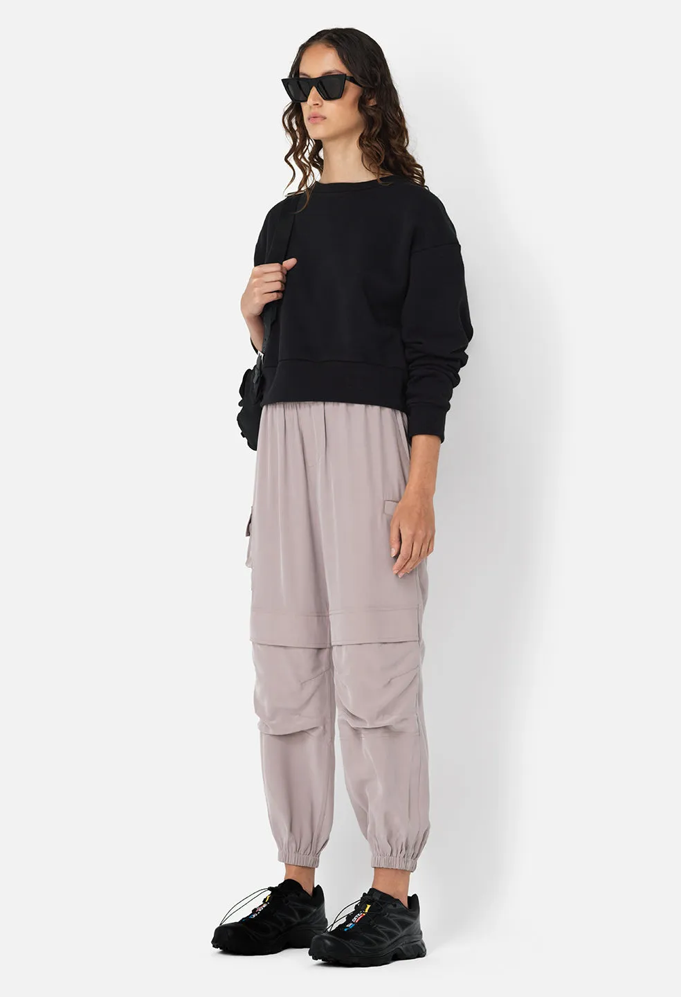 Silk Himalayan Pants / Thistle