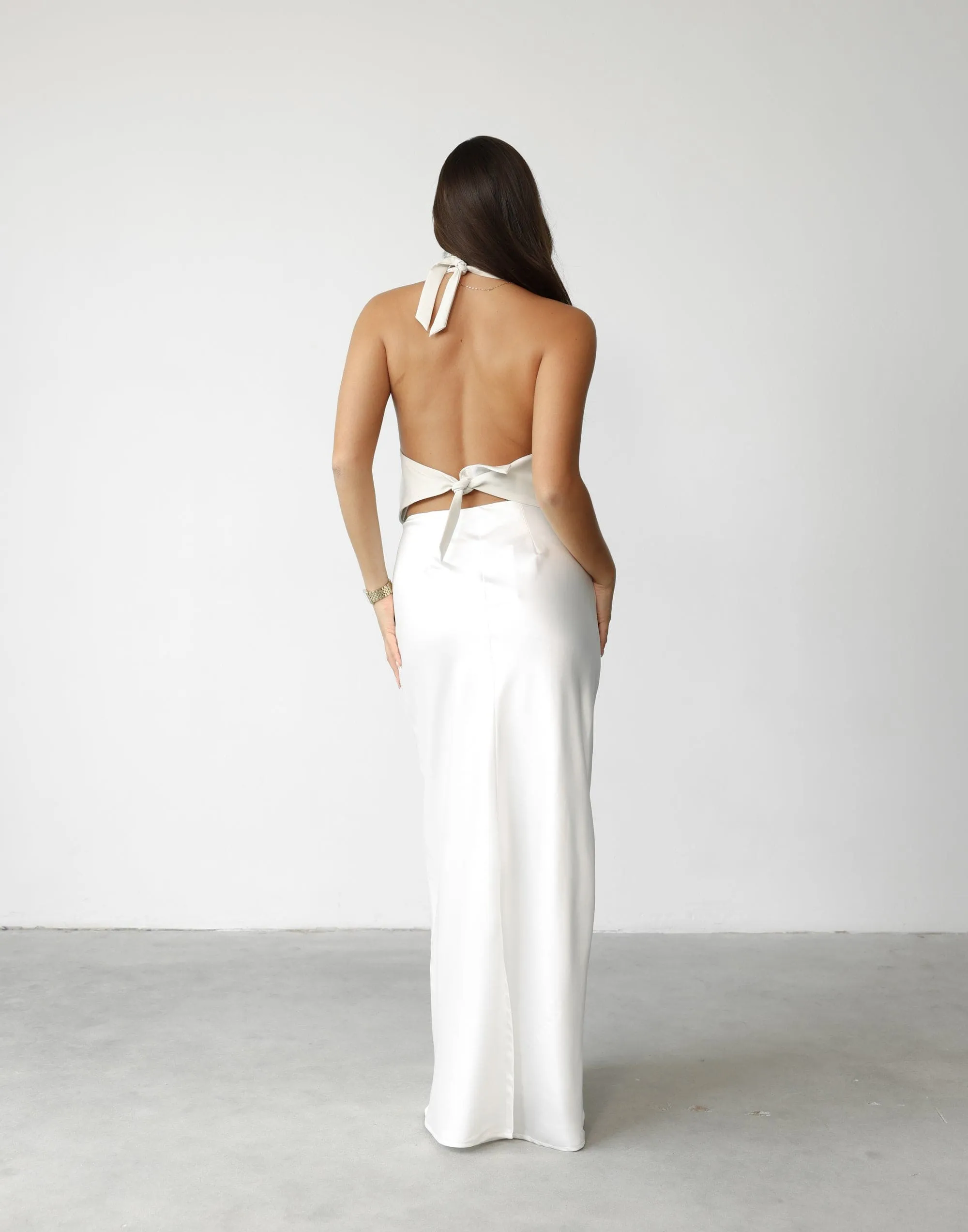 Sincerity Maxi Skirt (White)