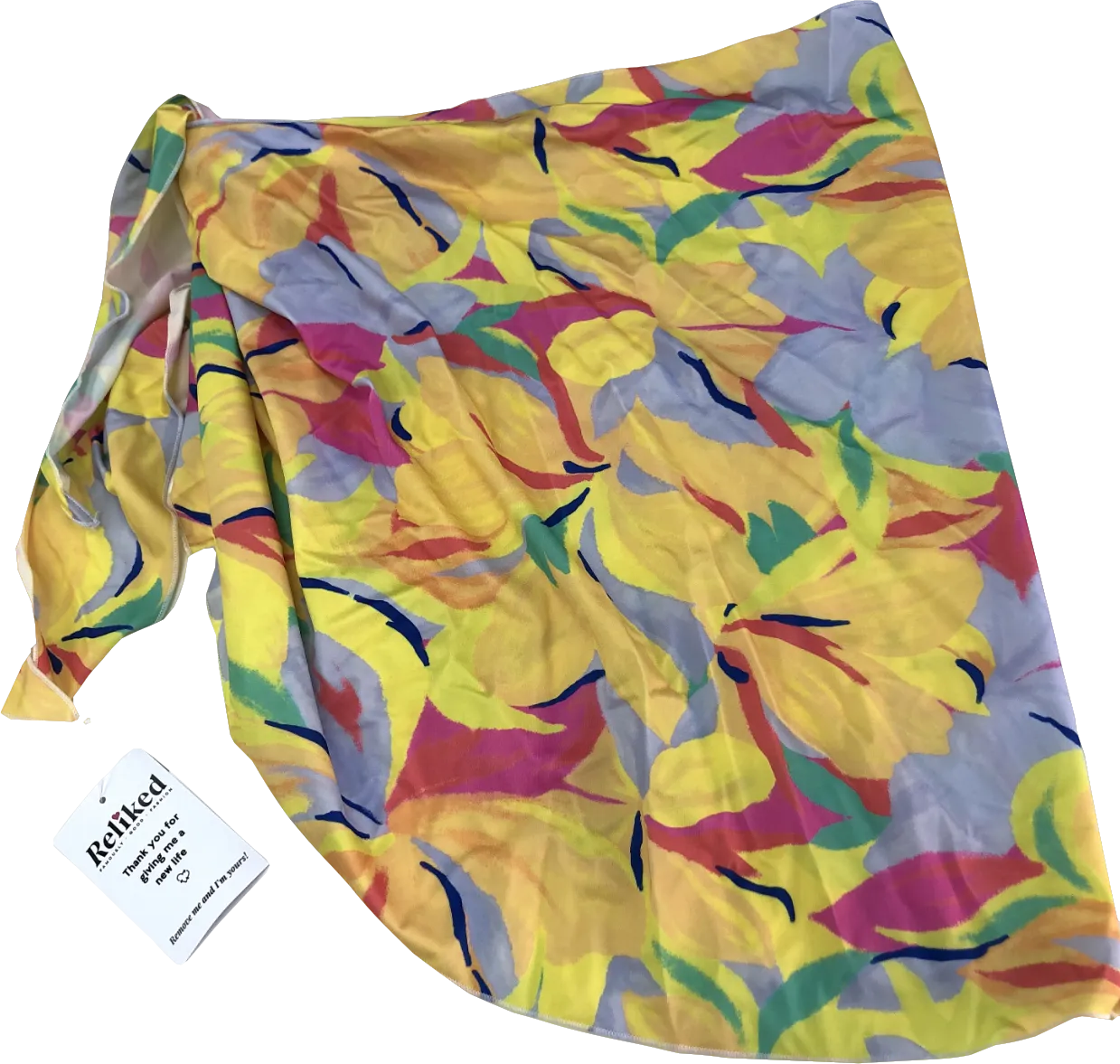 snrklbr Yellow Sarong Skirt One Size